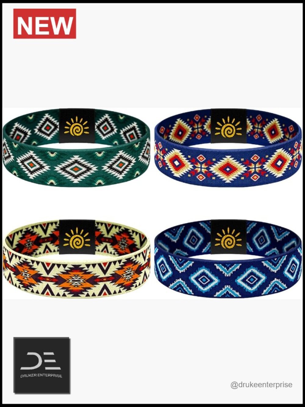 Inspirational Reversible Surf Bracelets Elastic Comfy Stretch Beach Wristband